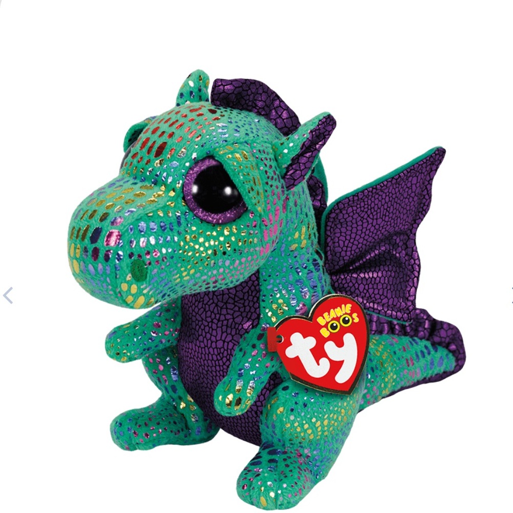 New Ty Cinder GREEN DRAGON MEDIUM